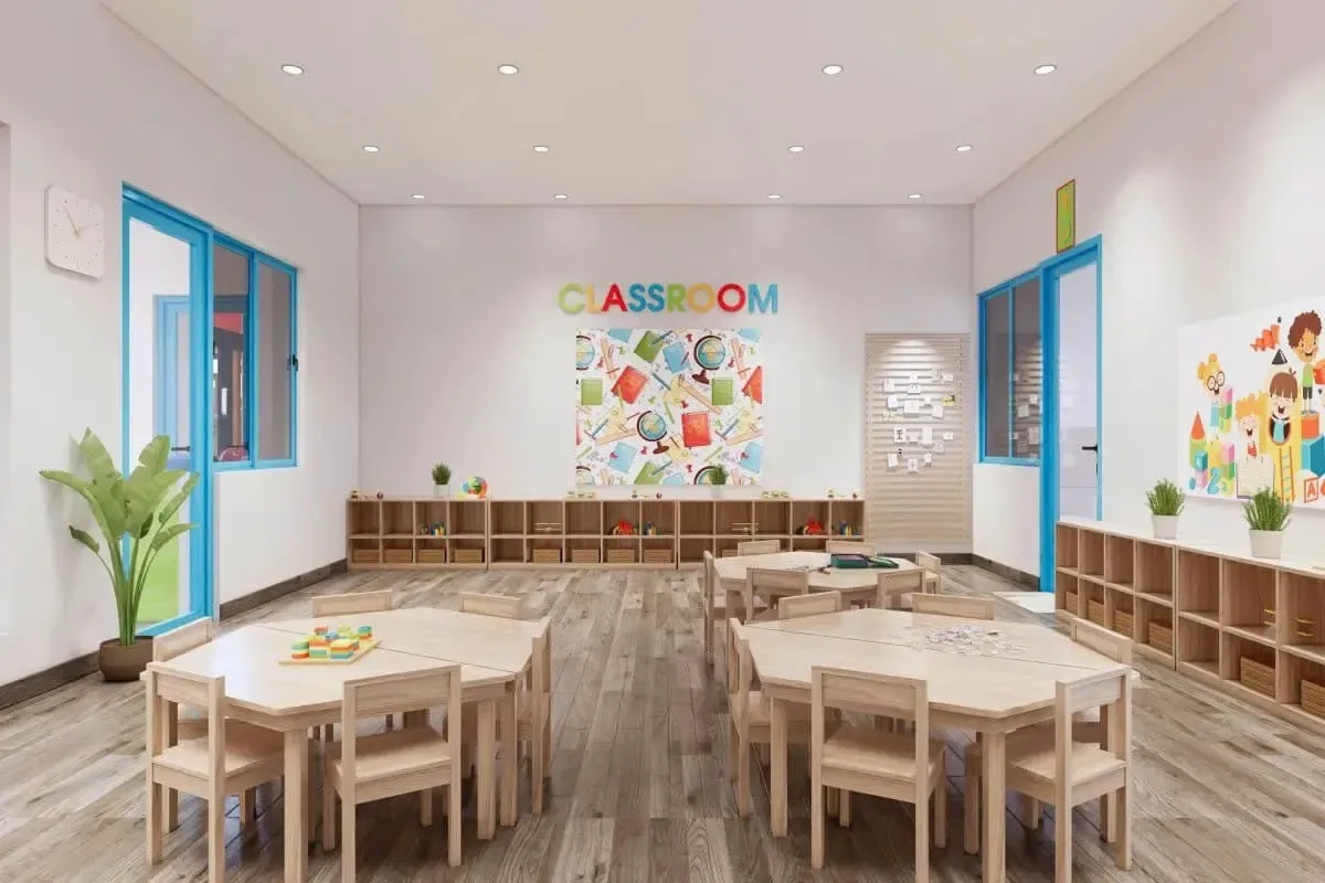 Phòng học sáng và thoáng tại S.T.A.R Preschool
