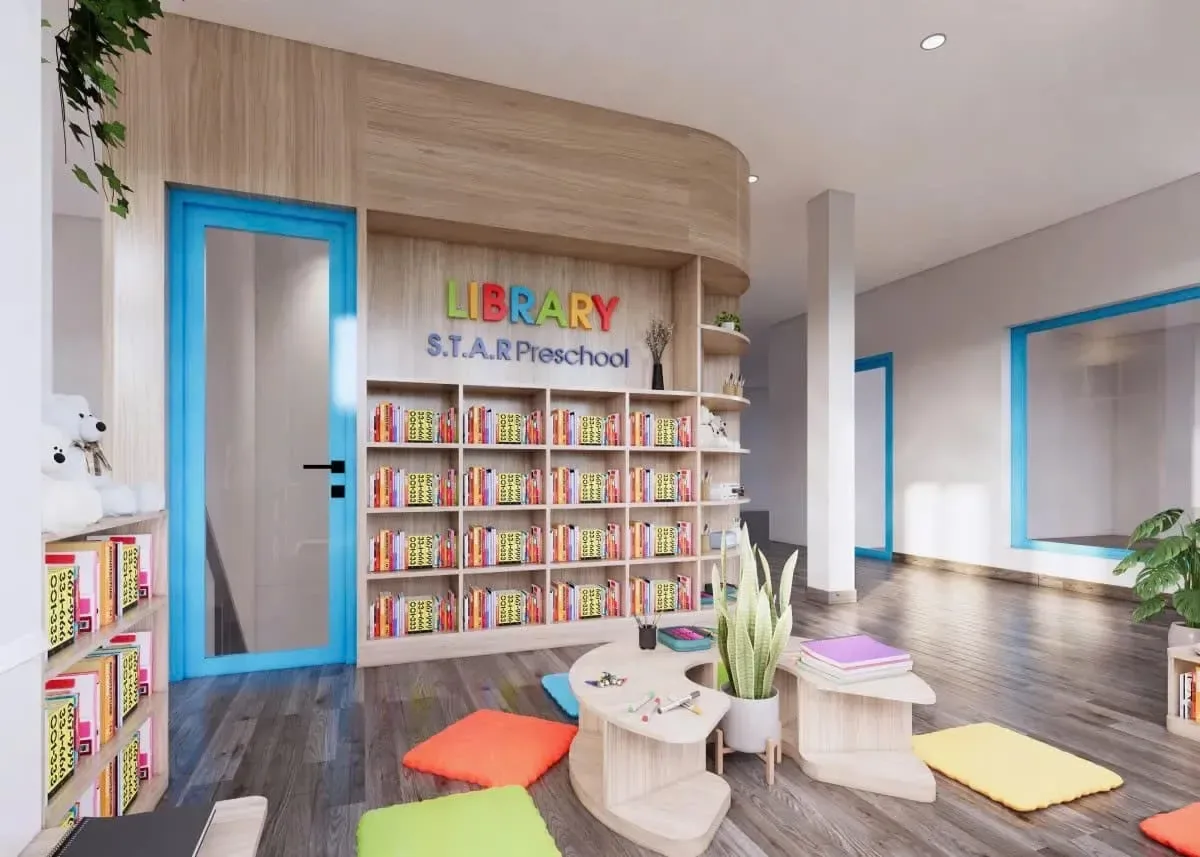Không gian thư viện của S.T.A.R Preschool